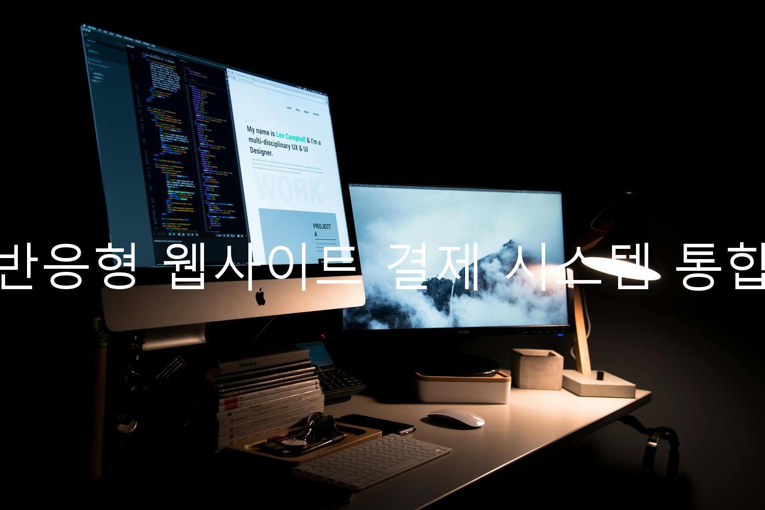 반응형 웹사이트 결제 시스템 통합