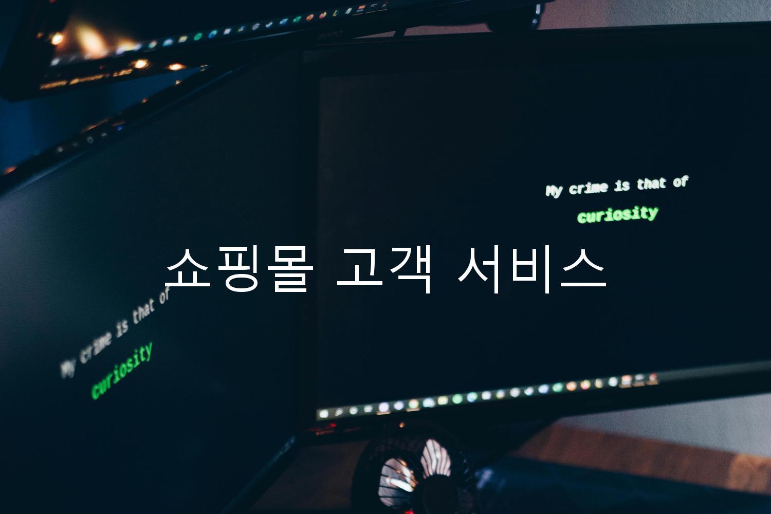 쇼핑몰 고객 서비스