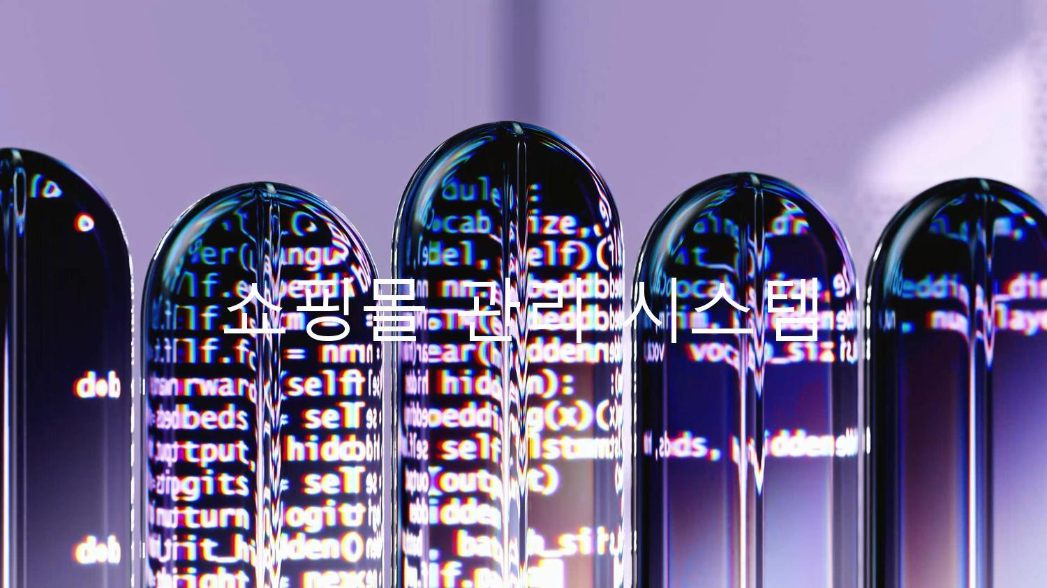 쇼핑몰 관리 시스템