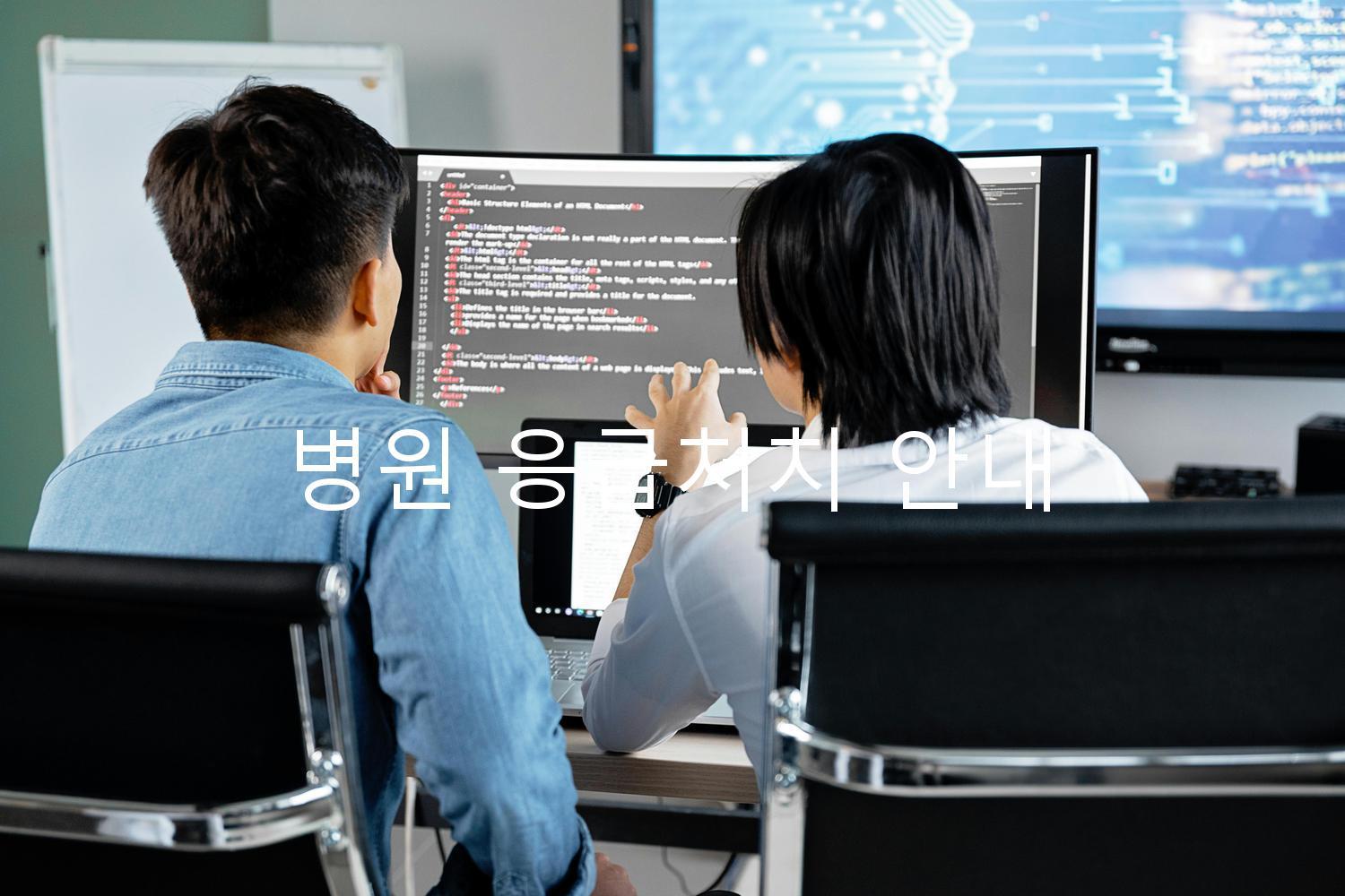 병원 응급처치 안내