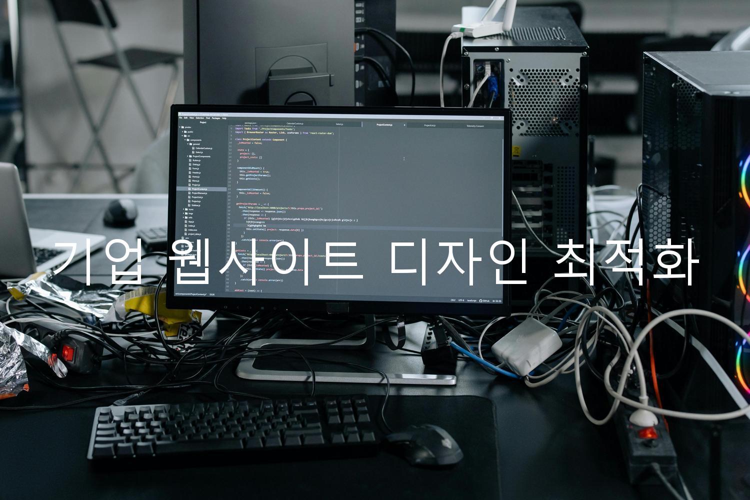 기업 웹사이트 디자인 최적화