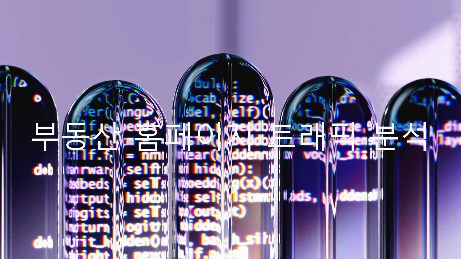 부동산 홈페이지 트래픽 분석