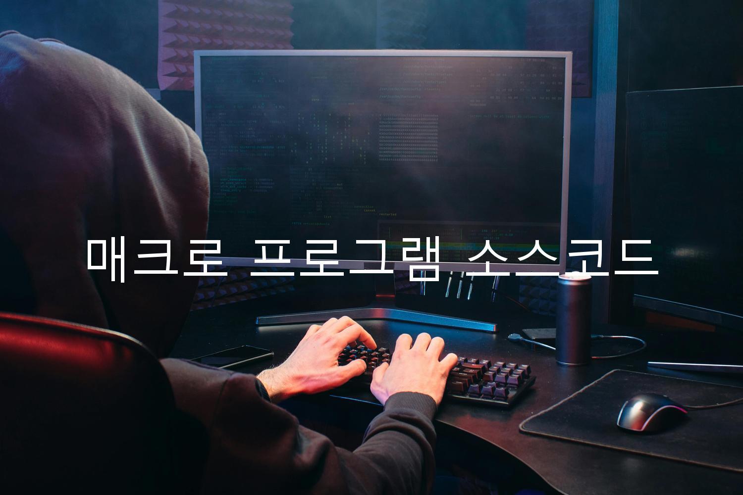 매크로 프로그램 소스코드