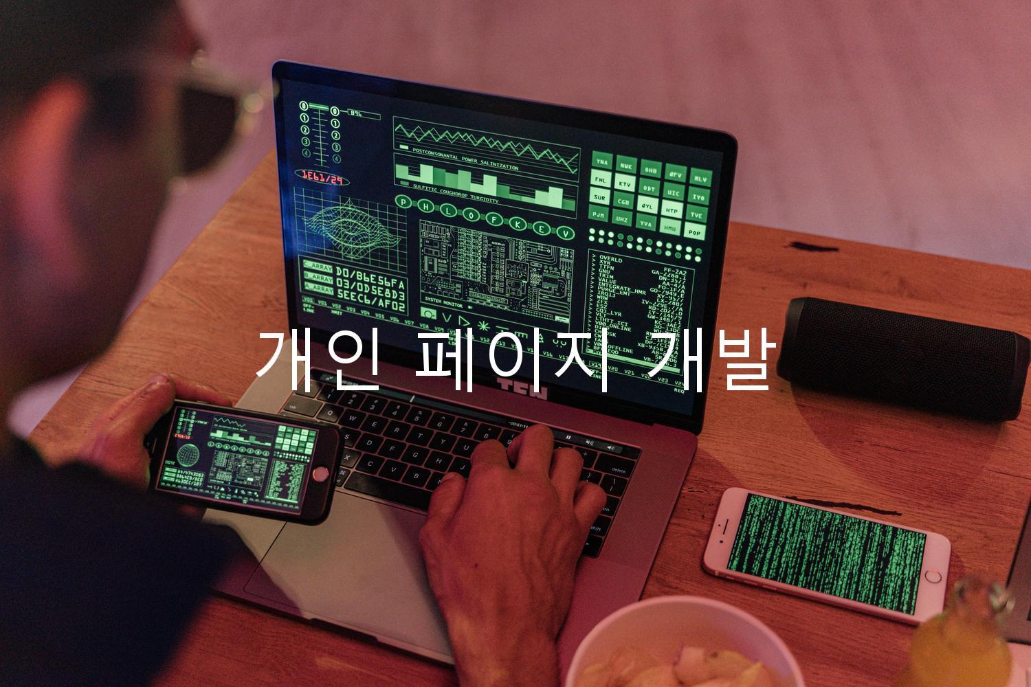 개인 페이지 개발