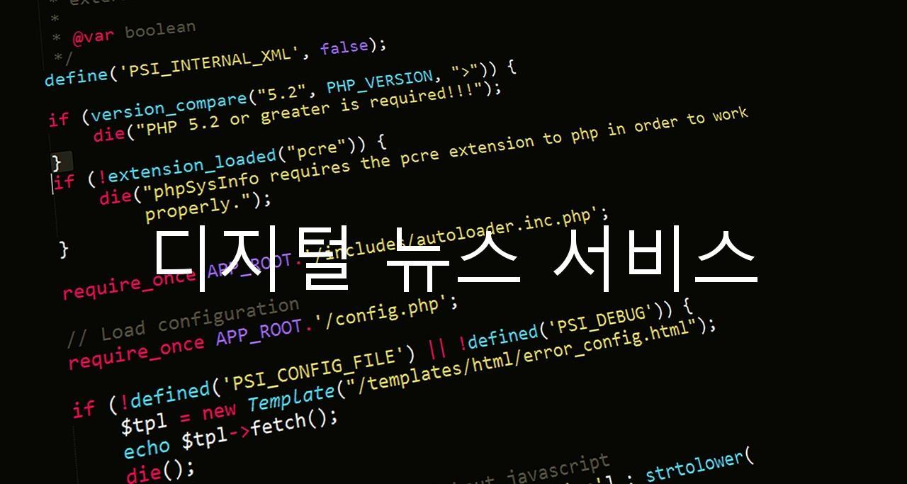 디지털 뉴스 서비스