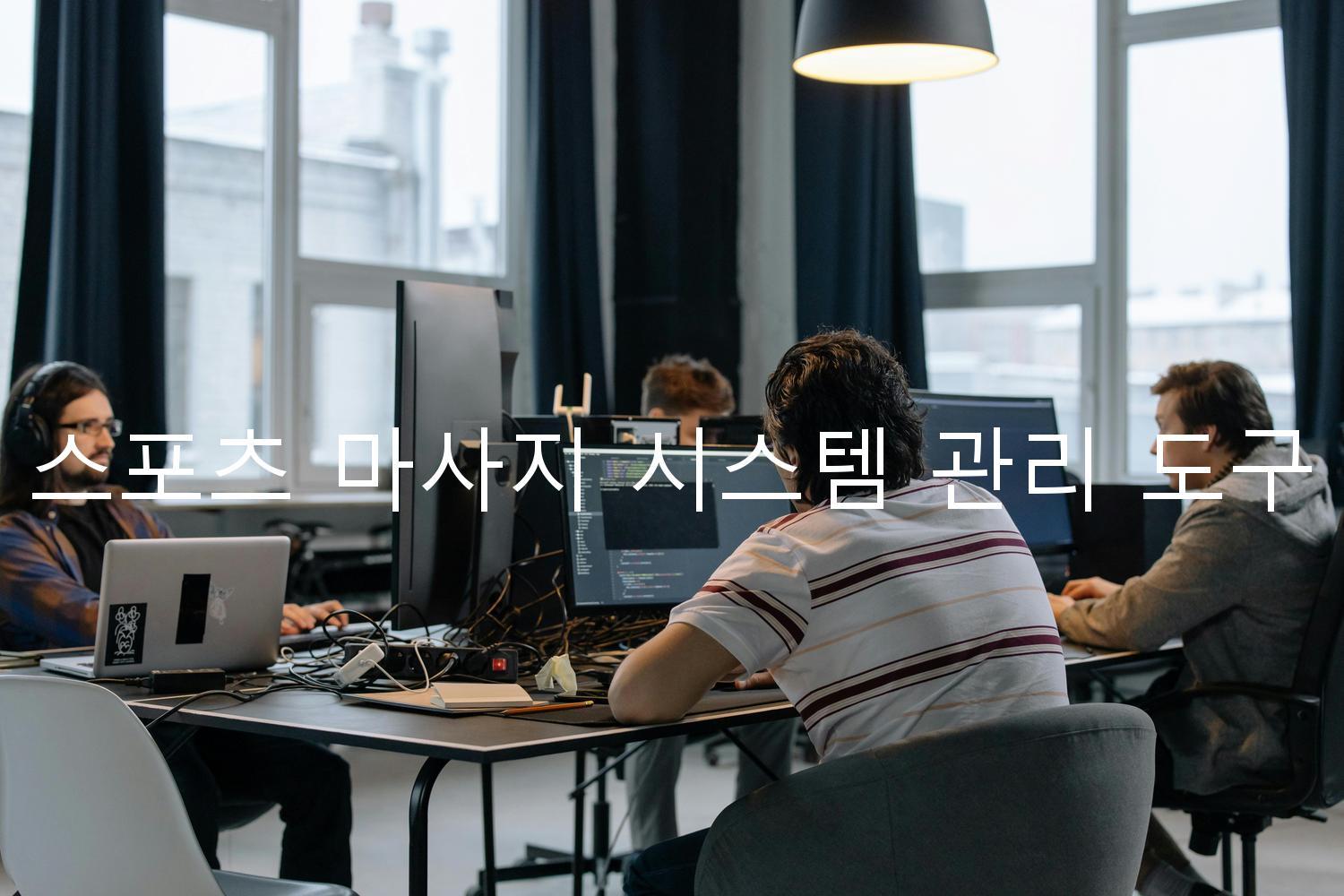 스포츠 마사지 시스템 관리 도구