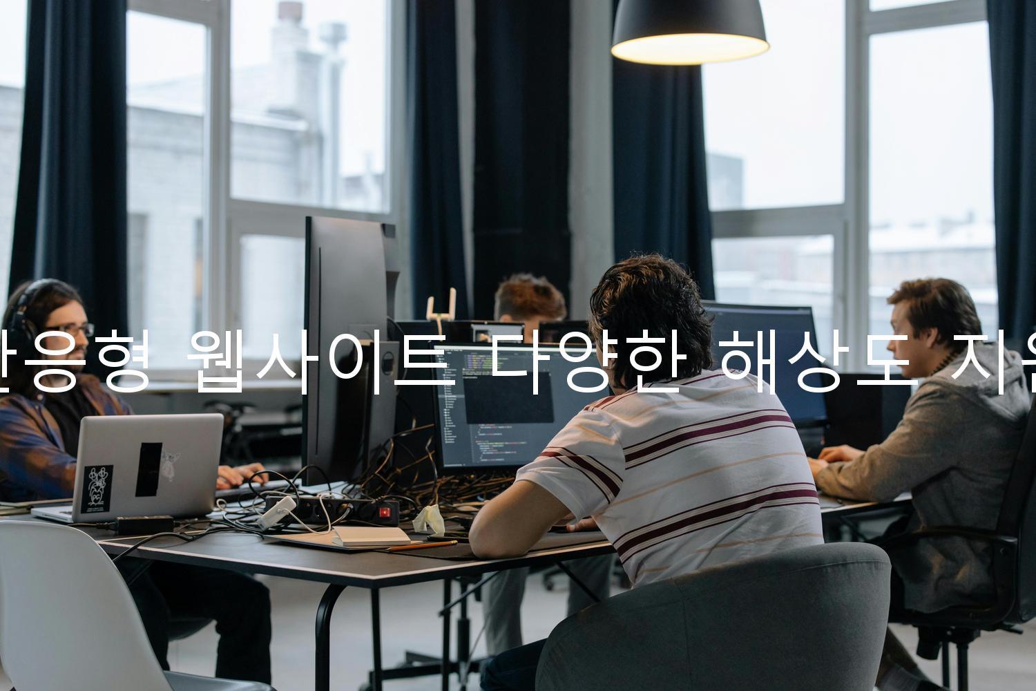 반응형 웹사이트 다양한 해상도 지원