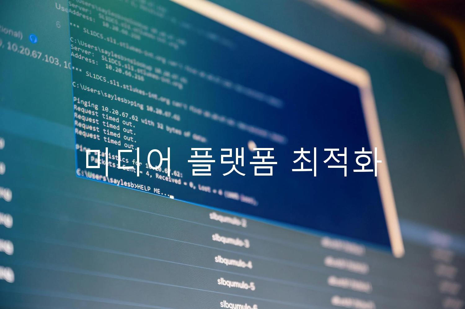 미디어 플랫폼 최적화