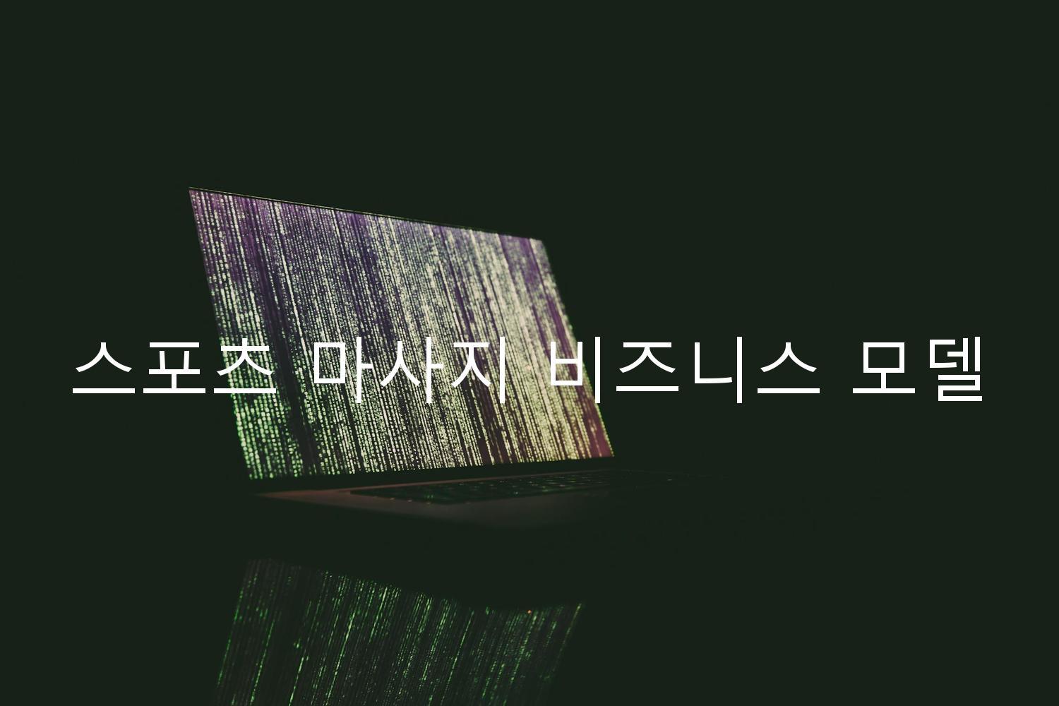스포츠 마사지 비즈니스 모델