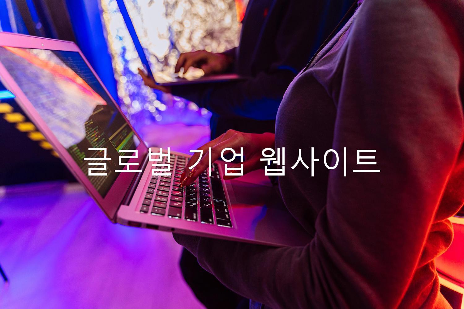 글로벌 기업 웹사이트