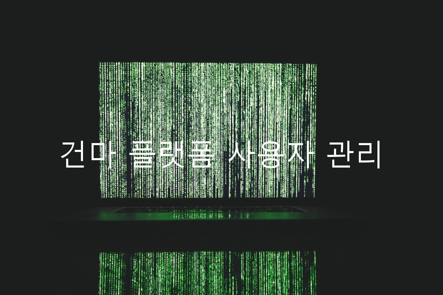 건마 플랫폼 사용자 관리