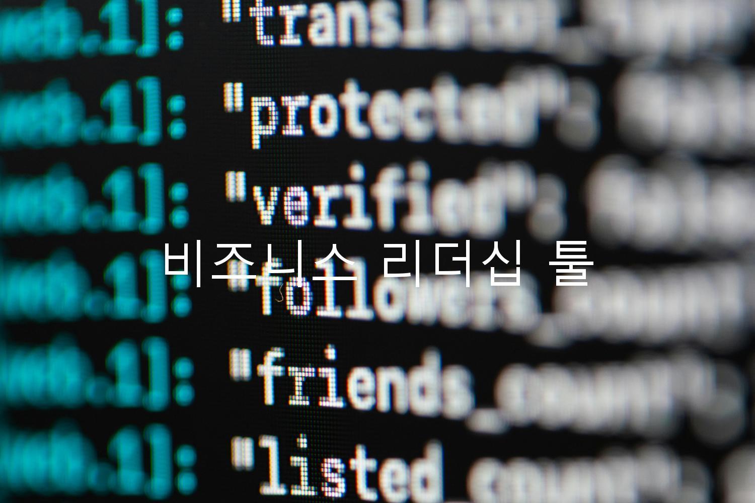 비즈니스 리더십 툴