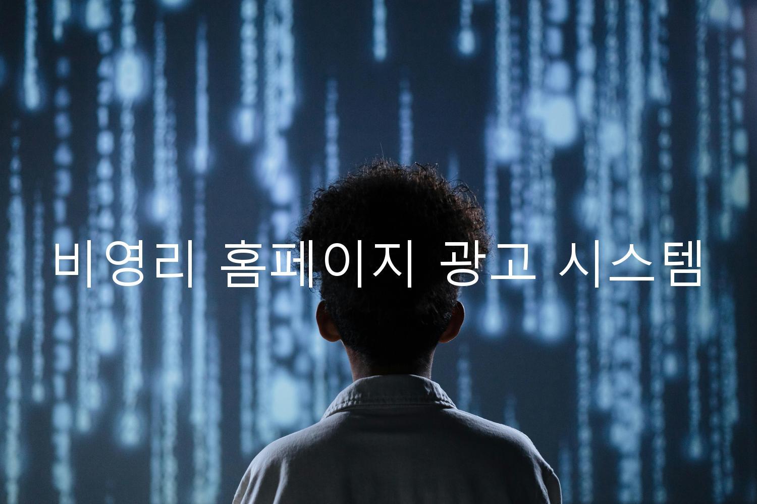 비영리 홈페이지 광고 시스템