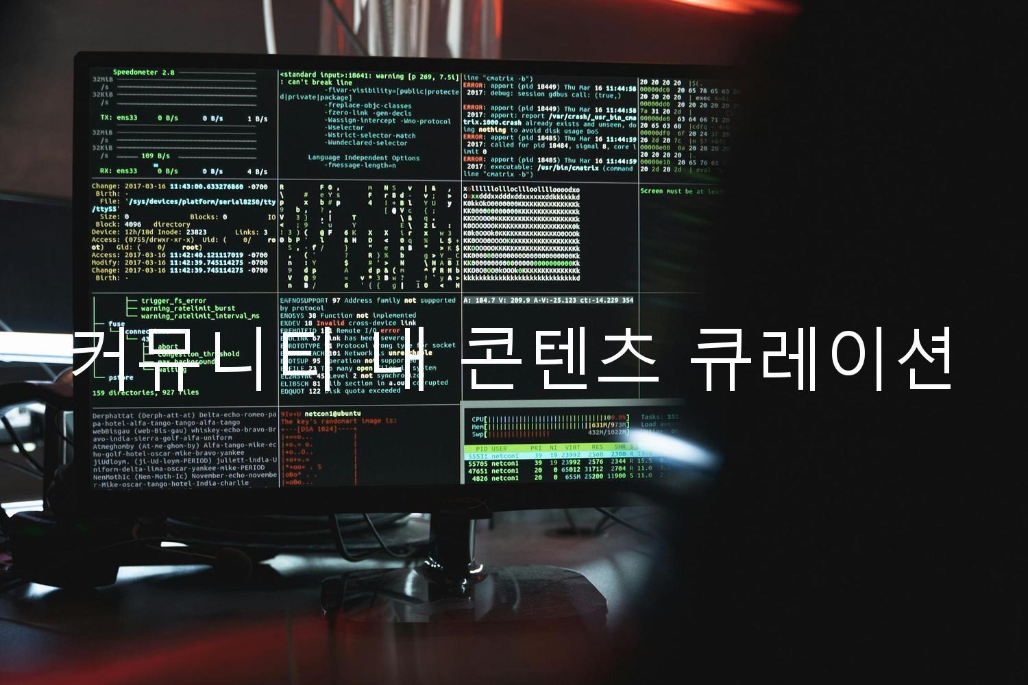 커뮤니티 내 콘텐츠 큐레이션