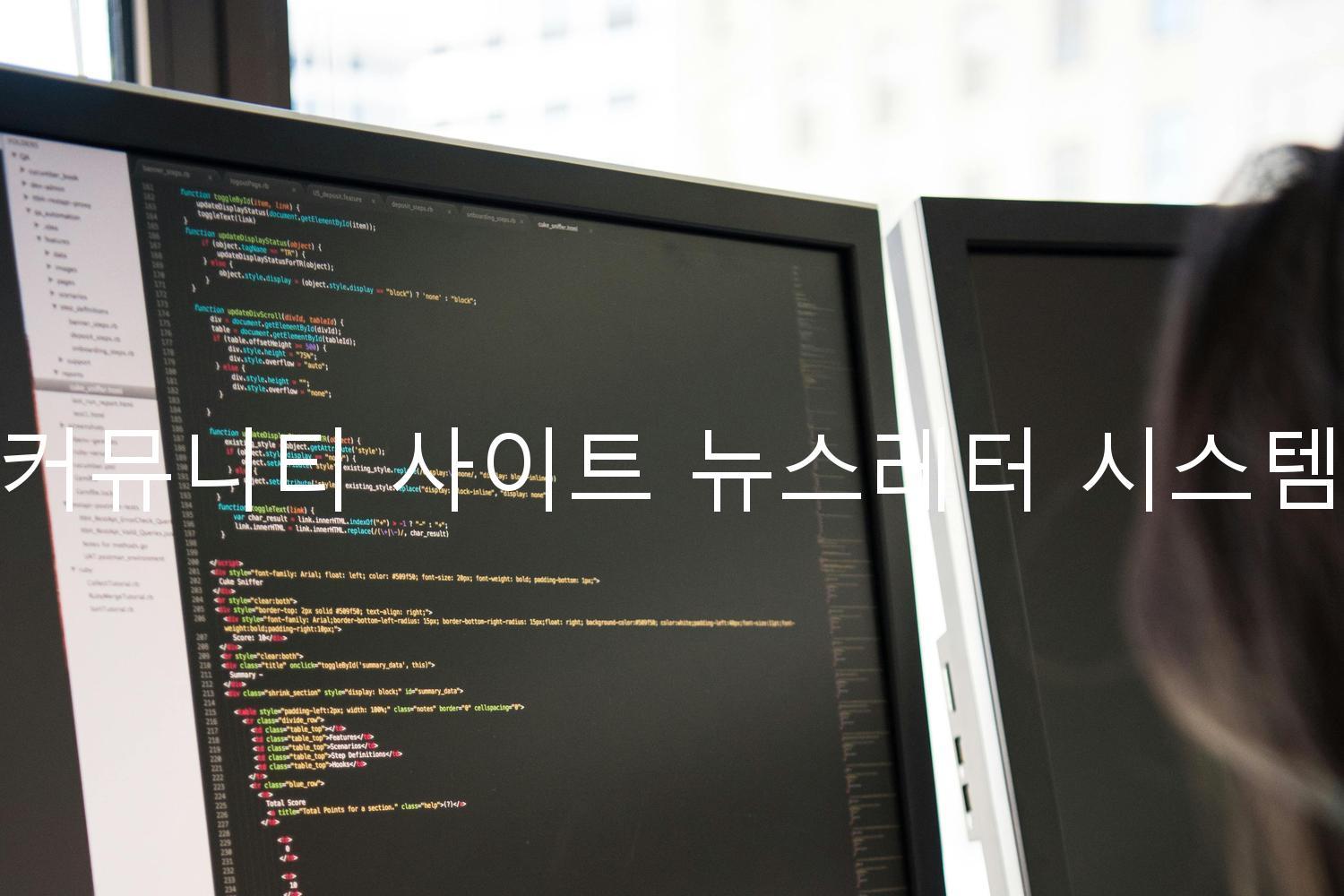 커뮤니티 사이트 뉴스레터 시스템