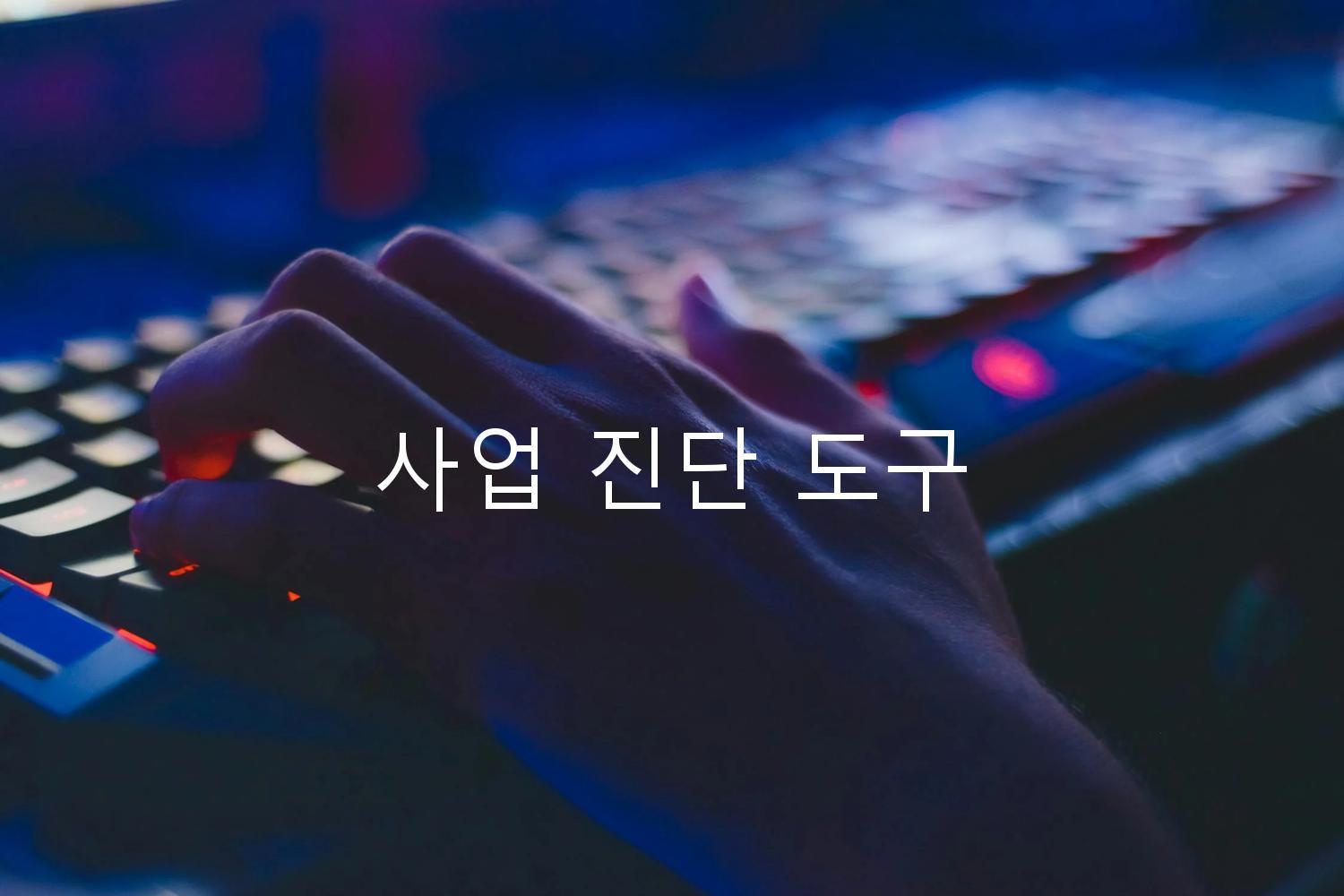 사업 진단 도구