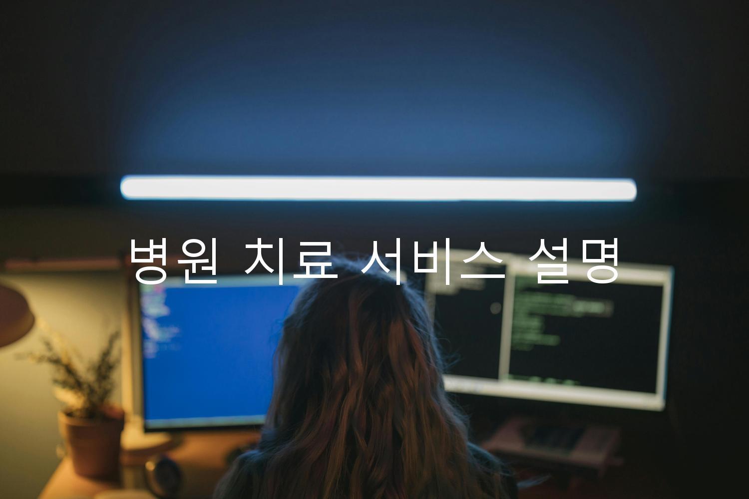 병원 치료 서비스 설명
