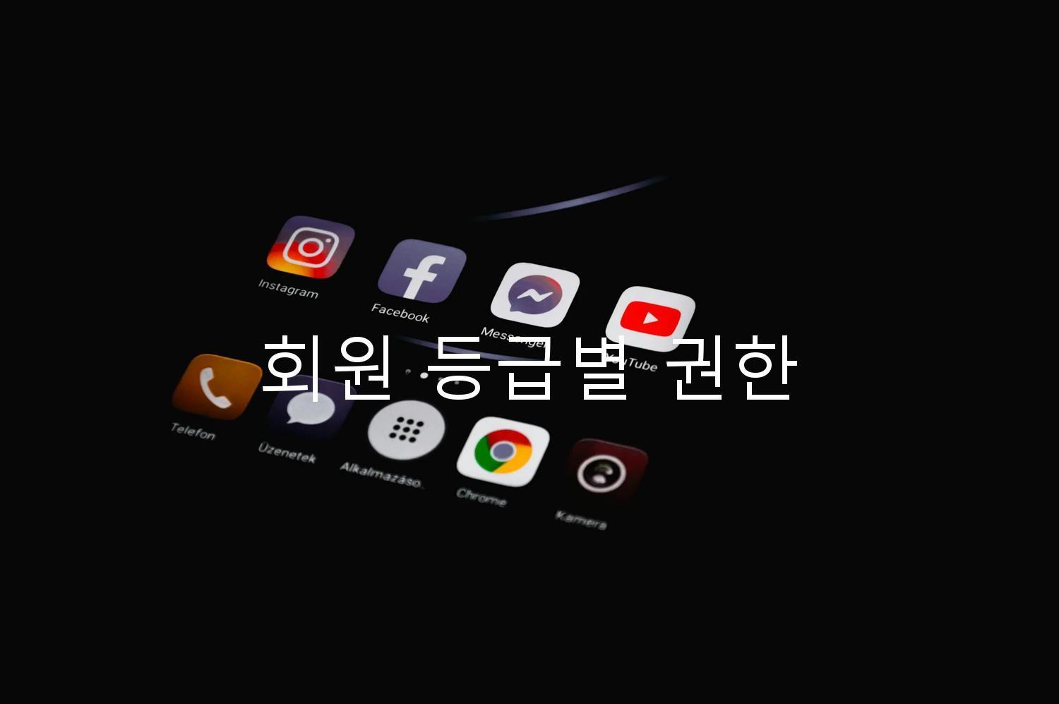 회원 등급별 권한