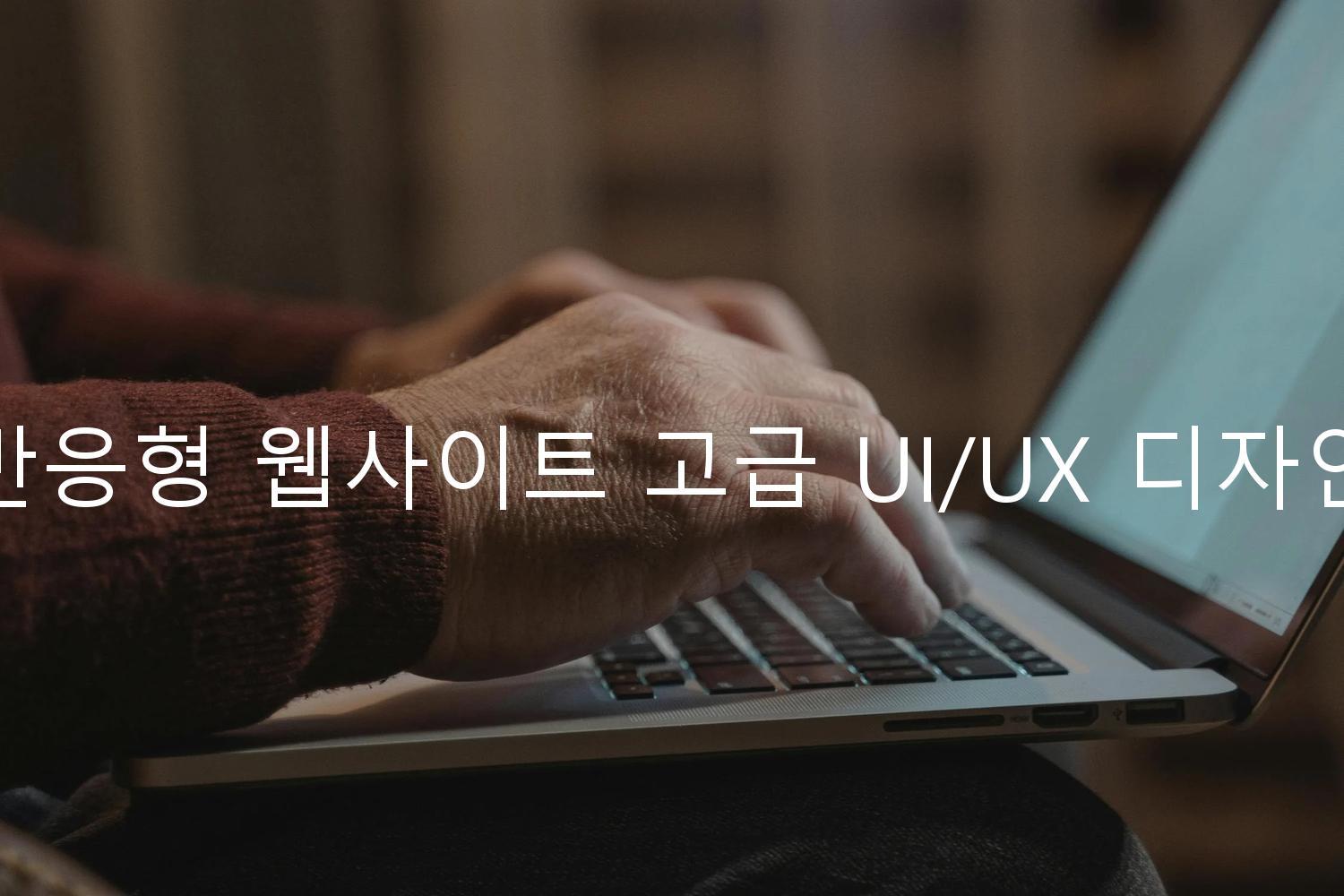 반응형 웹사이트 고급 UI/UX 디자인